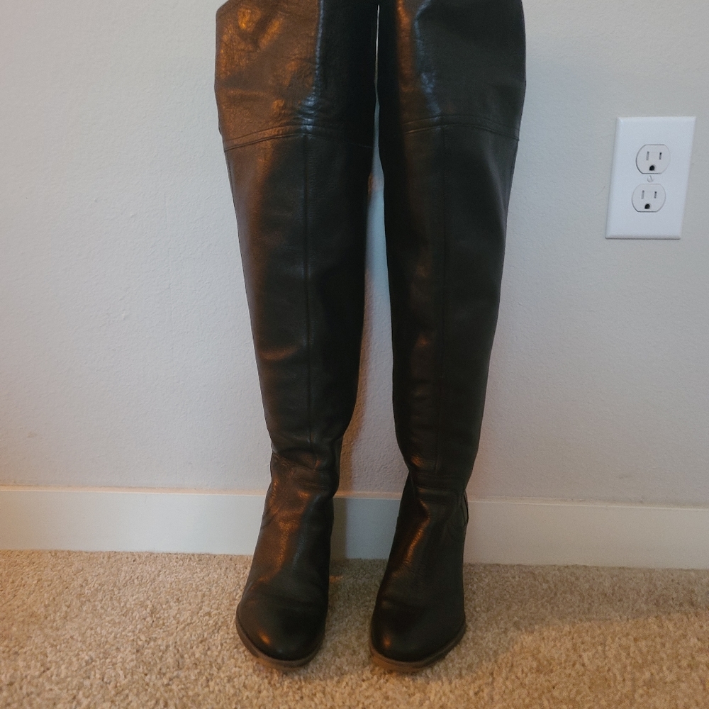Franco Sarto Black Boots, Size 7